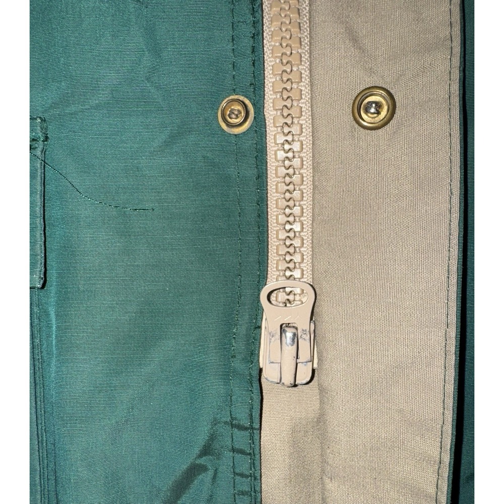VTG  Woolrich Chore Coat/Jacket Full Zip Teal Mens Sz XL USA‎ Made Pockets - Picture 13 of 16